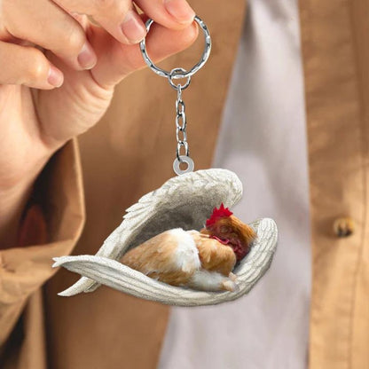 Sleeping Angel Acrylic Keychain Chicken SA206