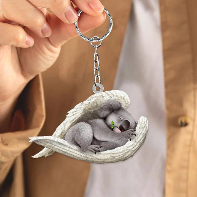 Sleeping Angel Acrylic Keychain Koala SA225