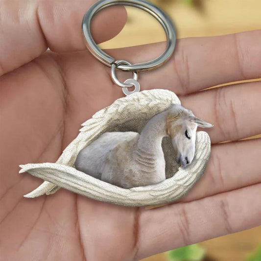 Sleeping Angel Acrylic Keychain Llama SA228