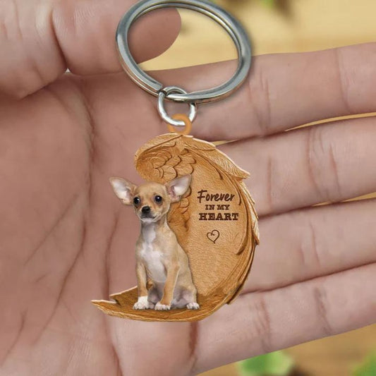 Chihuahua Forever In My Heart Acrylic Keychain FK010