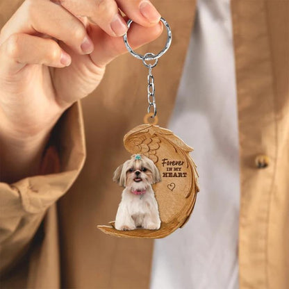 Shih Tzu Forever In My Heart Acrylic Keychain FK024