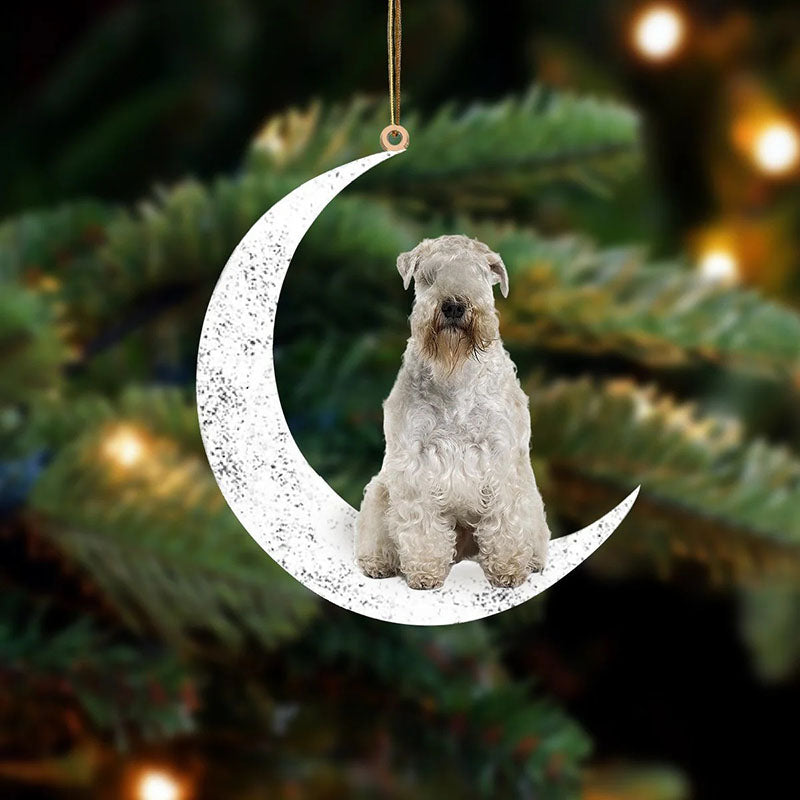 Wheaton Terrier Sit On The Moon Ornament MO120