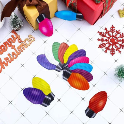 Magnetic Reflective Light Bulb Decor Stickers