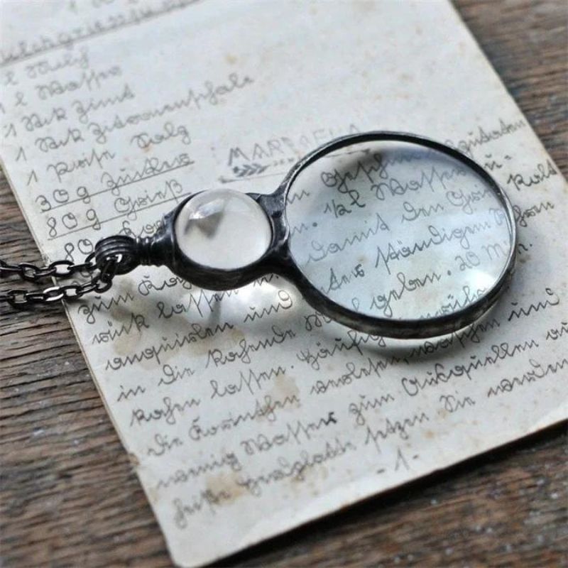 To My Mom - Magnifying Glass Pendant Necklace