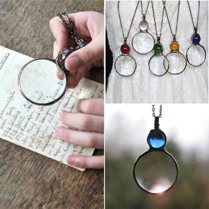 To My Mom - Magnifying Glass Pendant Necklace