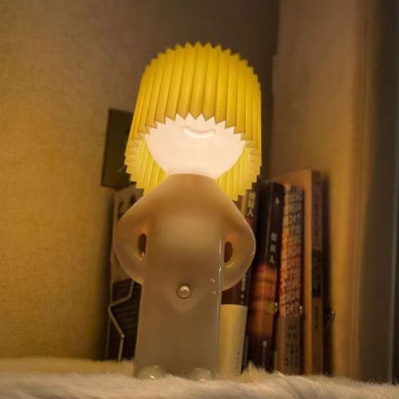 A Little Shy Man Creative Lamp