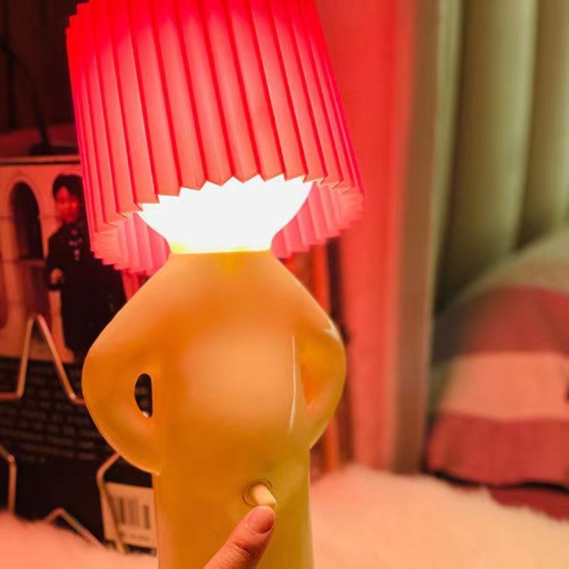 A Little Shy Man Creative Lamp