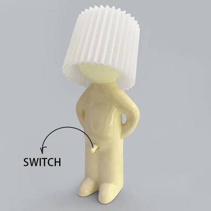 A Little Shy Man Creative Lamp