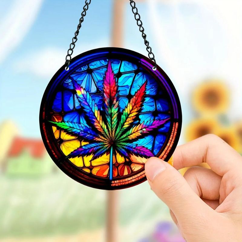 Leaves Suncatcher Window Wall Hanging Ornament