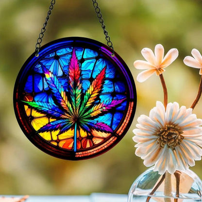 Leaves Suncatcher Window Wall Hanging Ornament