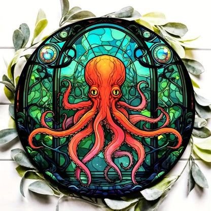 Octopus Suncatcher Window Wall Hanging Ornament