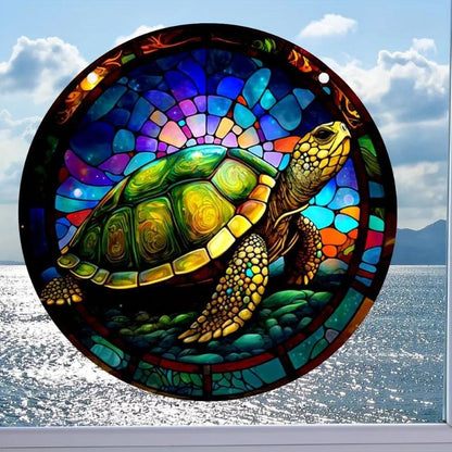 Turtle Suncatcher Window Wall Hanging Ornament