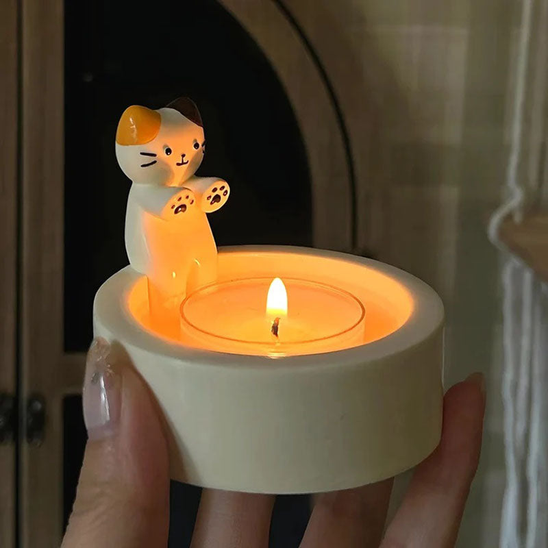 Cute Cat Candle Holder 🐱