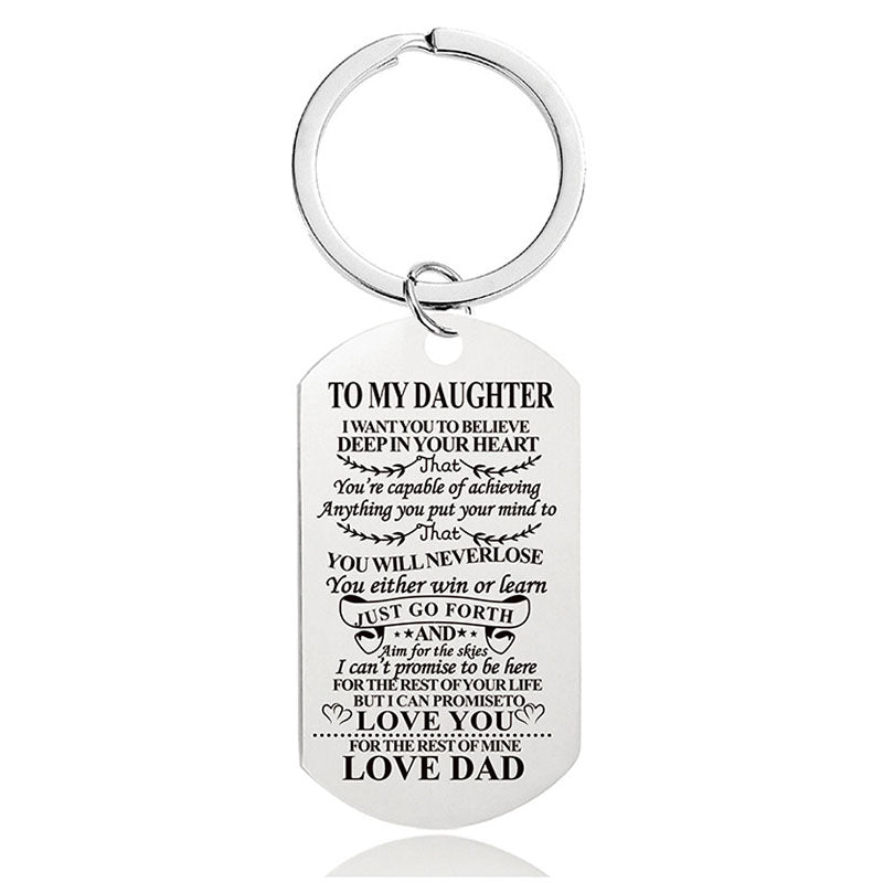 You Will Never Lose - Inspirational Keychain - A909