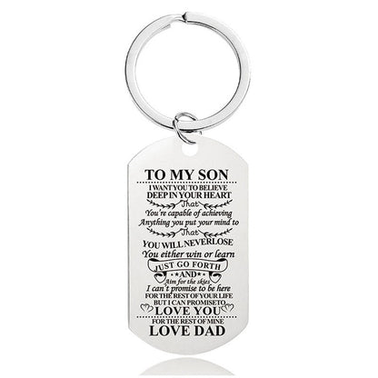 You Will Never Lose - Inspirational Keychain - A909