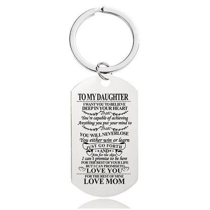 You Will Never Lose - Inspirational Keychain - A909