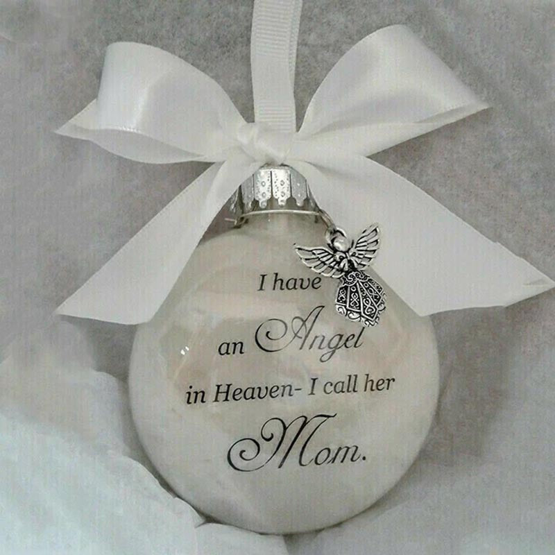 Feather Ball - Angel In Heaven Memorial Ornament