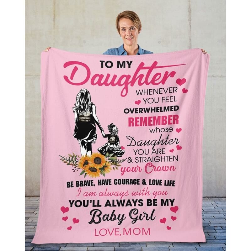 To My Daughter - From Mom - A327 - Premium Blanket