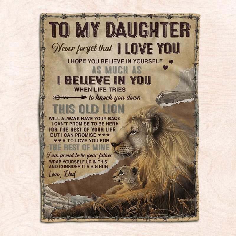 I Believe In You - A933 - Lion Premium Blanket