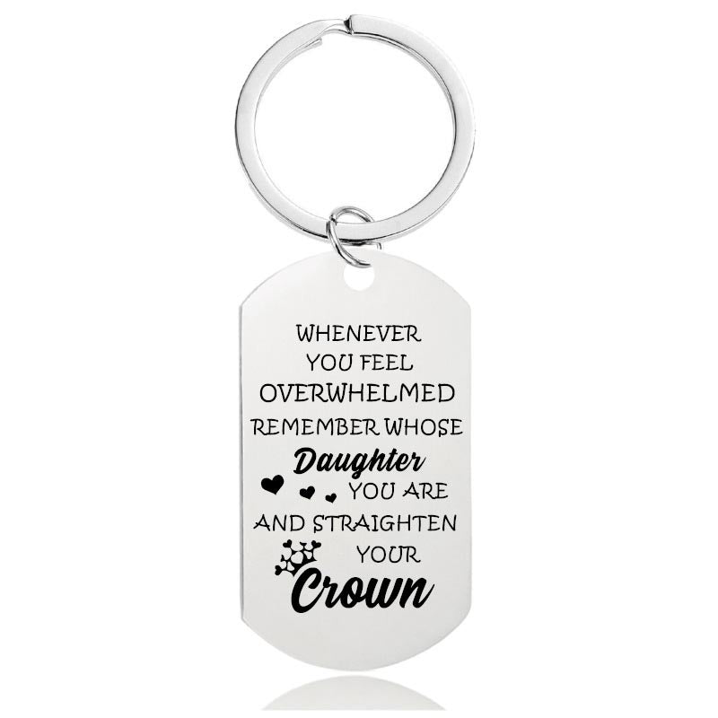 Whenever You Feel Overwhelmed - Inspirational Keychain - A916