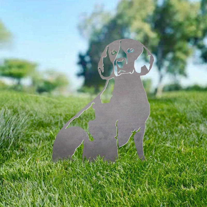 Beagle Metal Silhouette