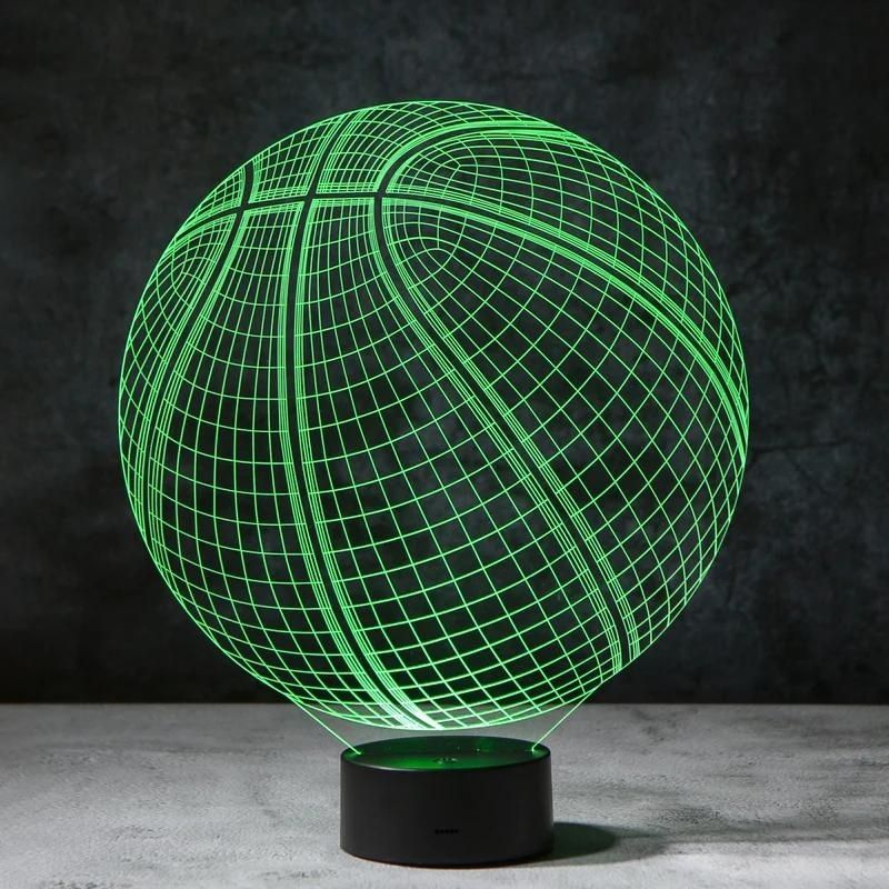 Basketball 3D Illusion Lamp