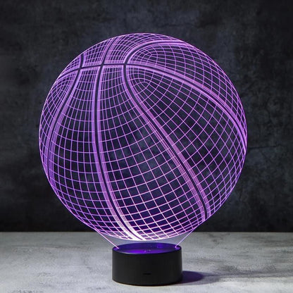 Basketball 3D Illusion Lamp