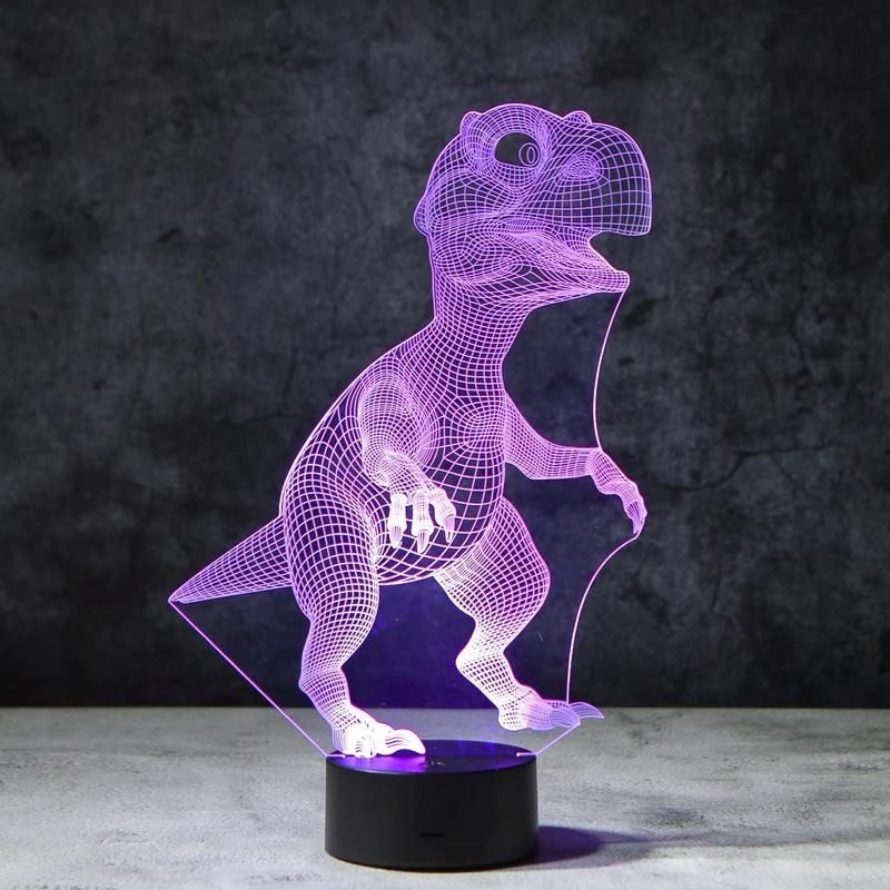 Dinosaur 3D Illusion Lamp