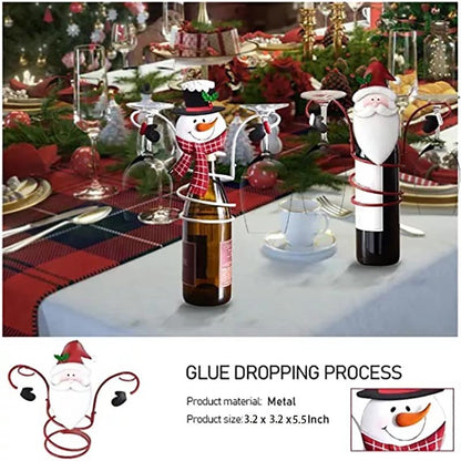 Holiday Wine Bottle & Glass Holders