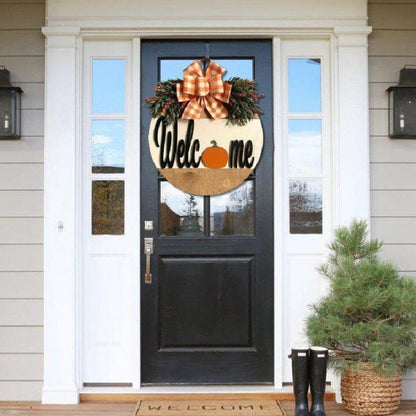 Welcome Autumn Nature Door Hanger