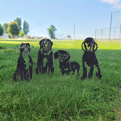 Dachshund Metal Silhouette