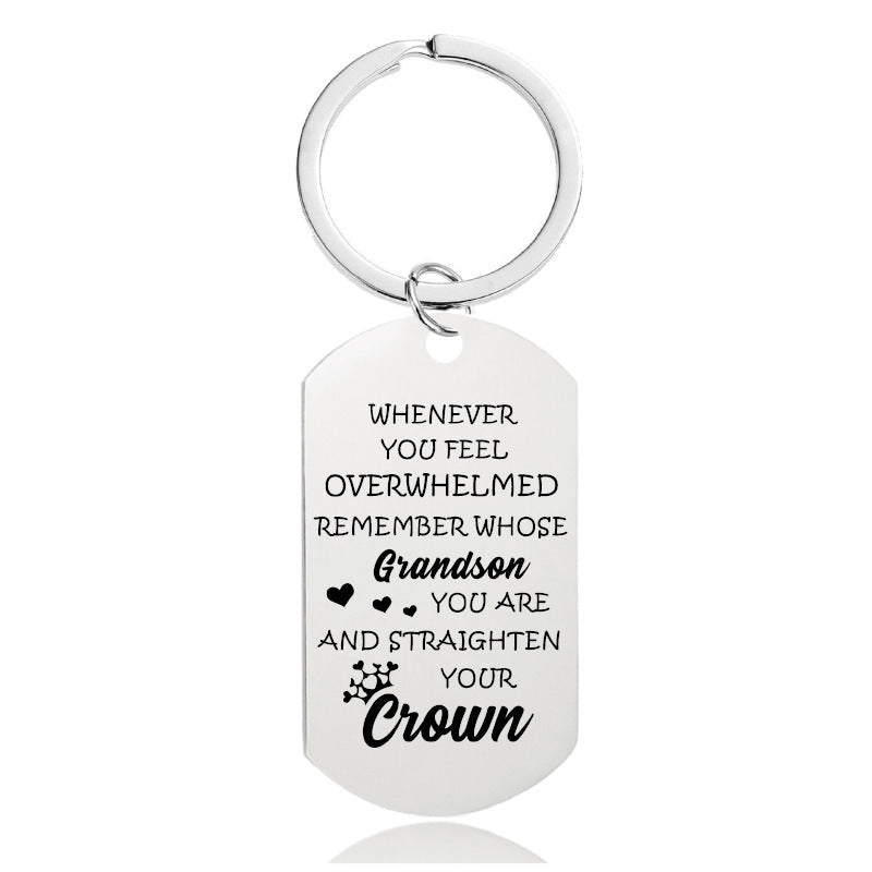 Whenever You Feel Overwhelmed - Inspirational Keychain - A916