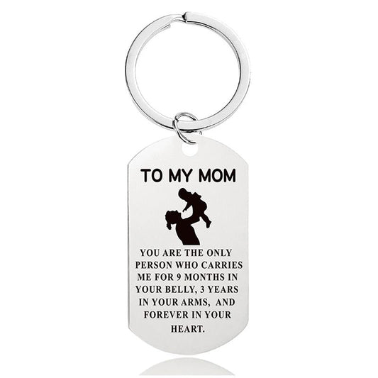 To My Mom - You Are The Only Person - Inspirational Keychain - A917