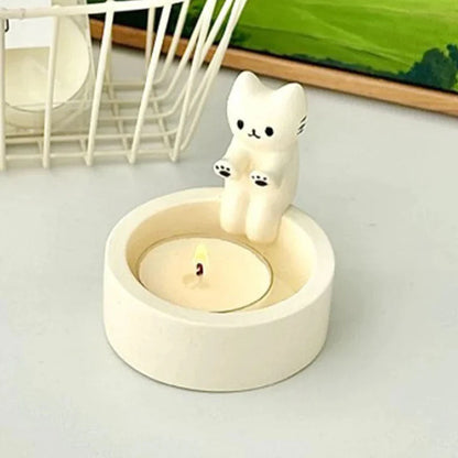 Cute Cat Candle Holder 🐱