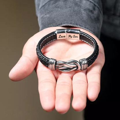 Forever Linked Together Braided Leather Bracelet🔗