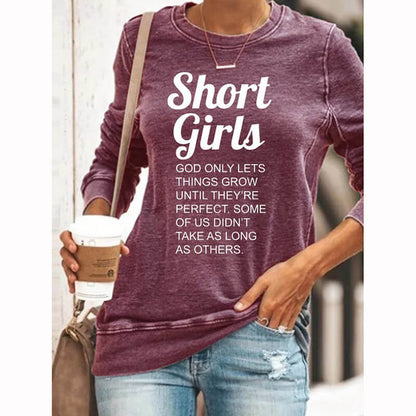 Short Girls Sweatshirts