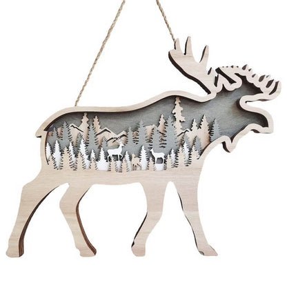 Deer Carving Handmade Gift