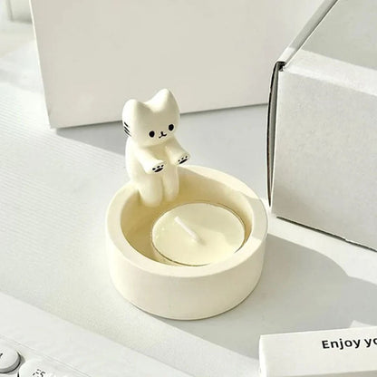 Cute Cat Candle Holder 🐱