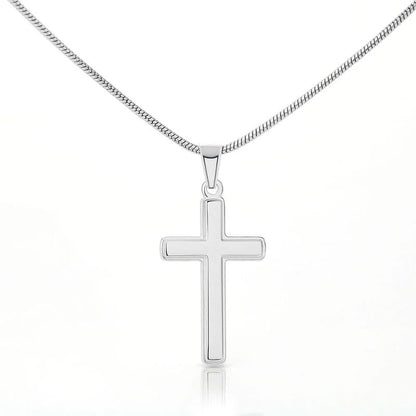 To My Dearest Grandson - Cross Necklace