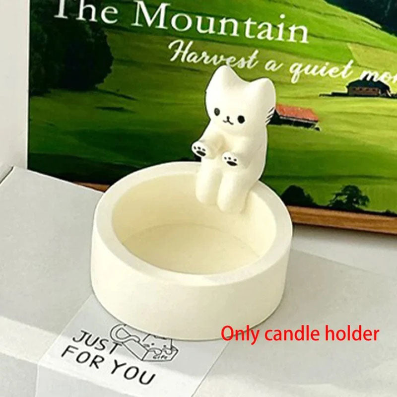 Cute Cat Candle Holder 🐱