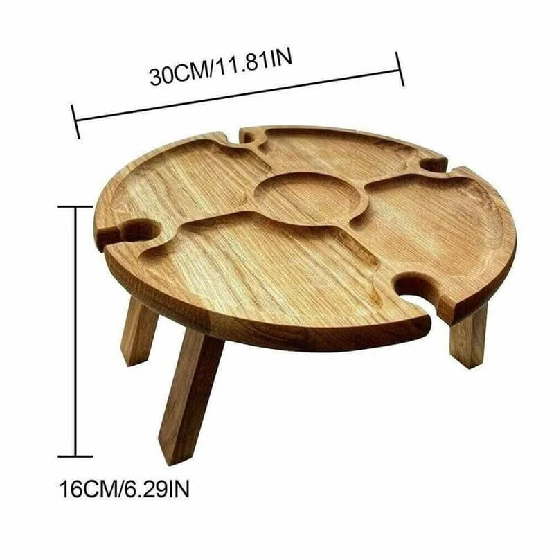 Outdoor Folding Wine Table