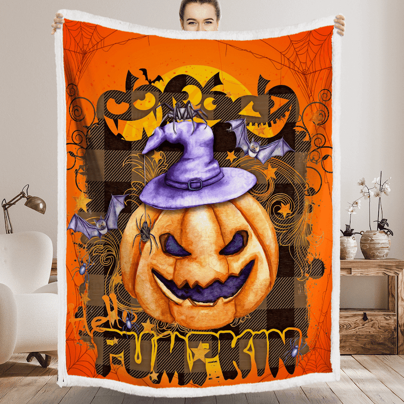 Pumpkin Boo Boo Halloween Premium Blanket - A239