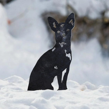 Chihuahua Metal Silhouette