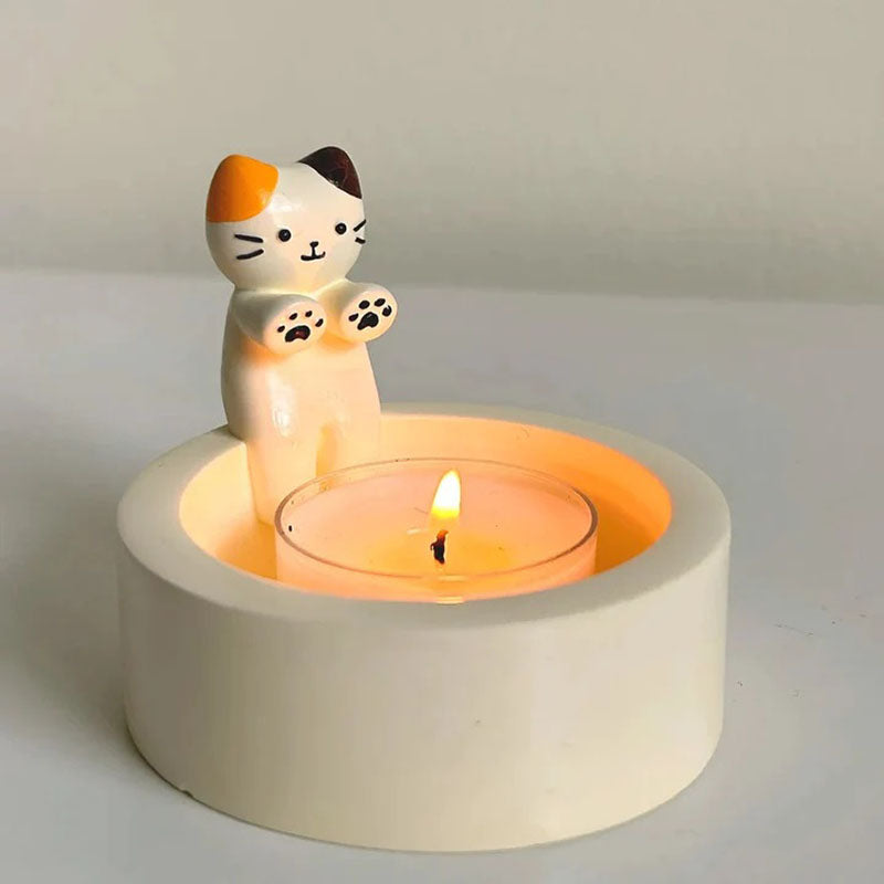 Cute Cat Candle Holder 🐱