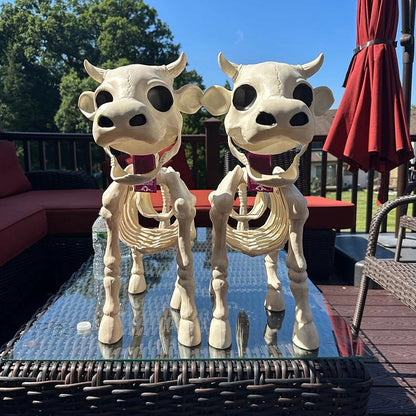 Cow & Horse Skeleton Halloween Decorative Prop