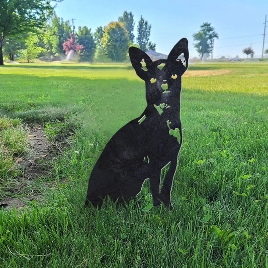 Chihuahua Metal Silhouette