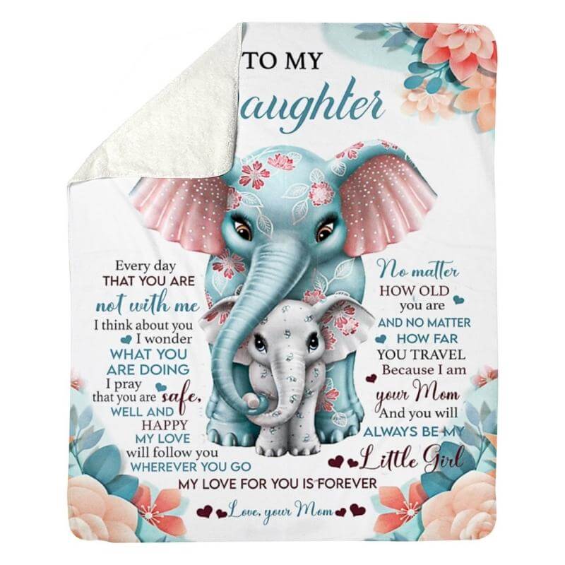 To My Daughter - From Mom - A335 - Premium Blanket