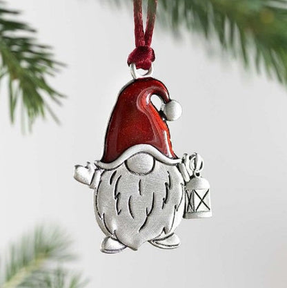 Solid Pewter Christmas Tree Ornament