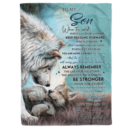 To My Son - From Mom - A246 - Premium Blanket