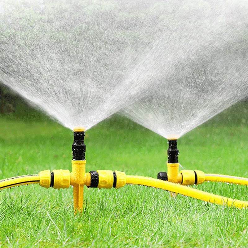 360° Rotation Auto Irrigation System Garden Lawn Sprinkler Patio,Coverage Diameter 65ft